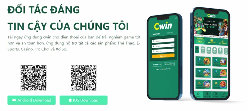 Chơi CWIN 58K Trên Điện Thoại iOS Và Android